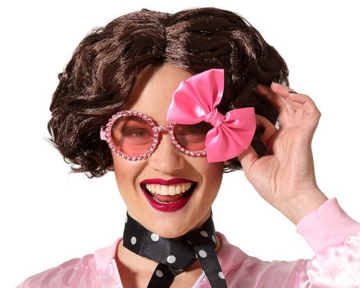 Gafas Con Lazo Rosa 66844
