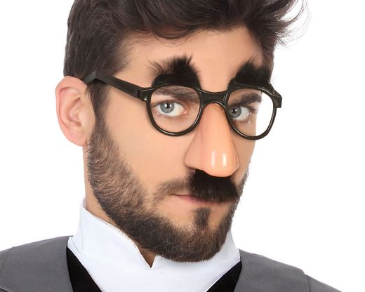 Gafas Con Nariz Y Bigote Negro 8651