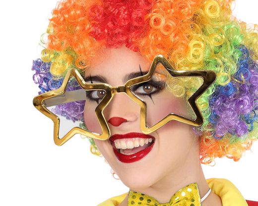 Gafas Estrellas Dorado Xxl 67200