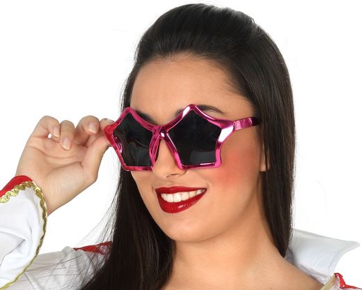 Gafas Estrellas Fucsia 72447