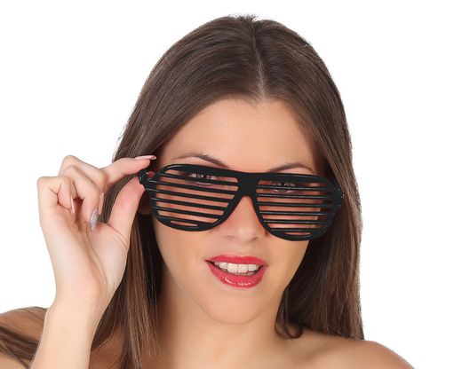Gafas Rejilla Negro 39741