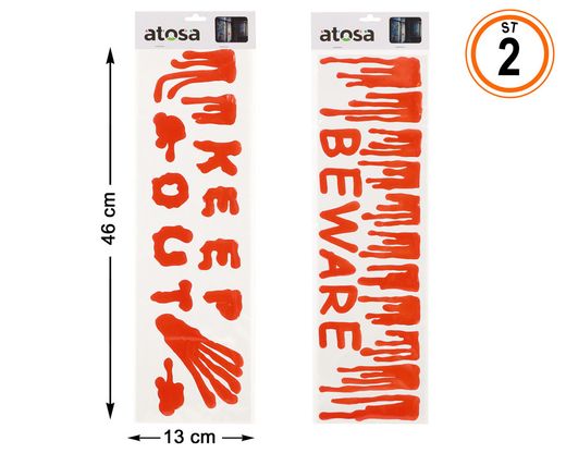 Gelatina Halloween 46X13 2 St.