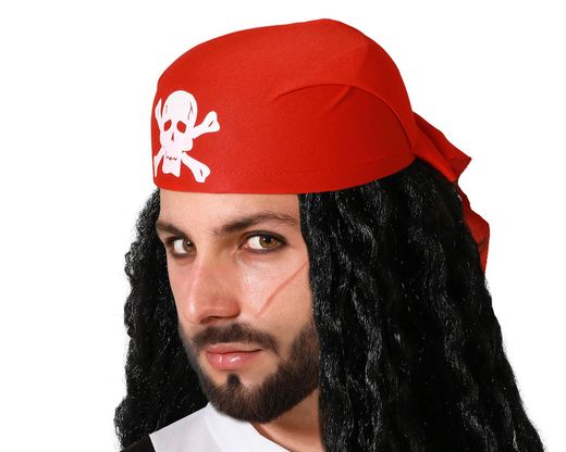 Gorro Pirata Rojo 75538