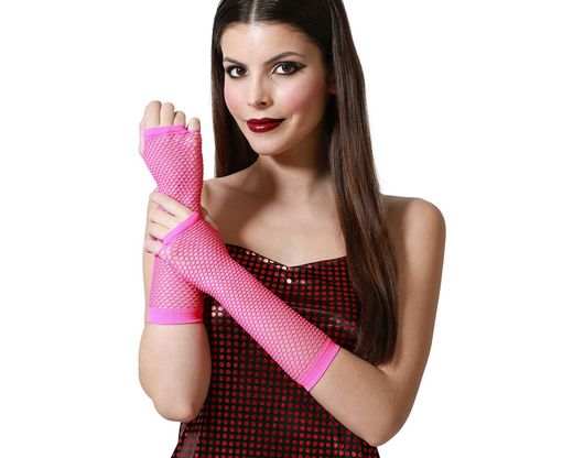 Guante Rejilla Fucsia 48914
