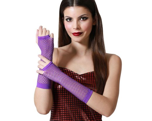 Guante Rejilla Morado 48913