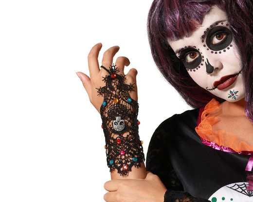 Guante Rejilla Muerte Mexicana