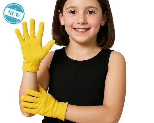 Guantes 17 Cm Infantil Amarillo T. Unica 83981