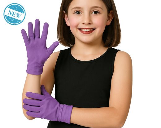 Guantes 17 Cm Infantil Morado T. Unica 83985