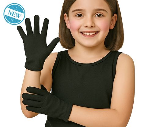 Guantes 17 Cm Infantil Negro T. Unica 83978