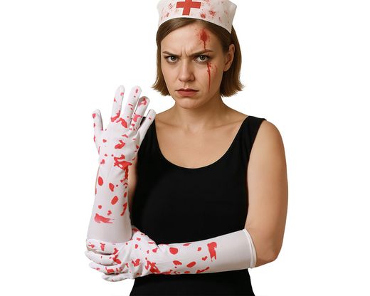 Guantes 38 Cm Sangriento