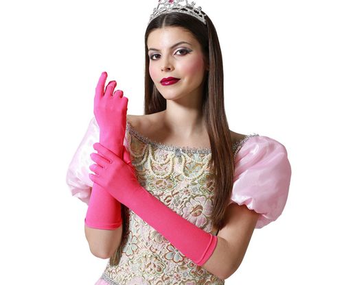 Guantes 42Cm Fucsia 48941