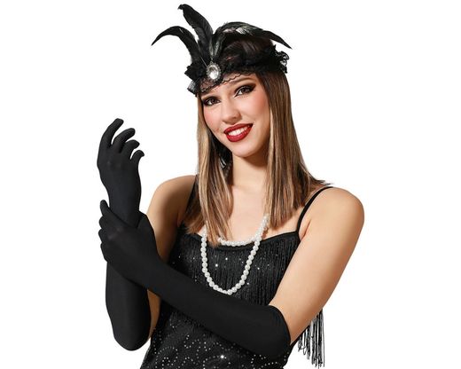 Guantes 42Cm Negro 39711
