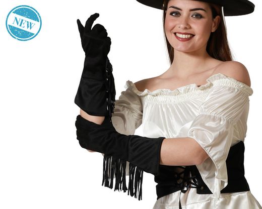 Guantes Flecos  Negro 83536