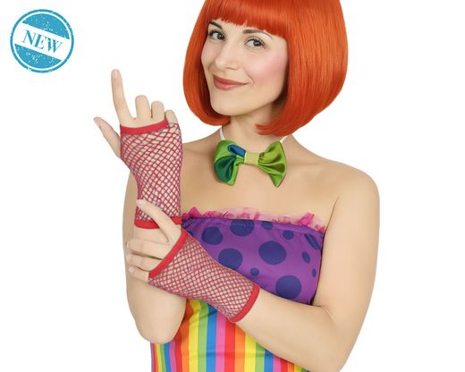 Guantes Rejilla 11 Cm Rojo 83827