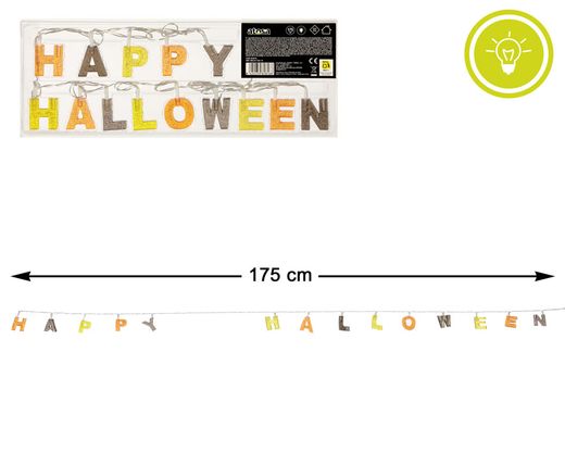 Guirnalda Halloween 175 Cm Con Luz