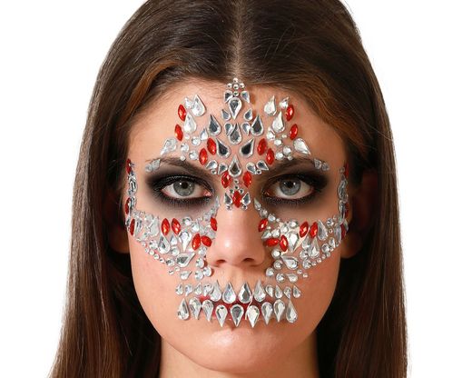 Joyas Faciales Adhesivas Calavera 79707