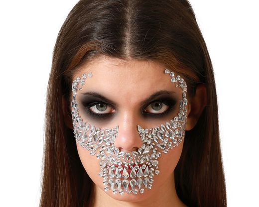 Joyas Faciales Adhesivas Calavera 79706