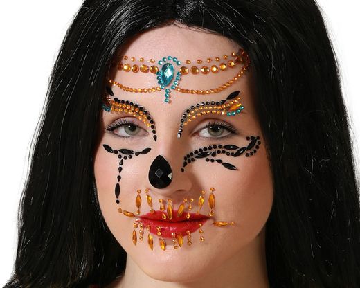 Joyas Faciales Adhesivas Egipcia 78133