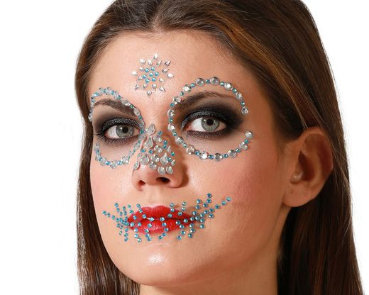 Joyas Faciales Adhesivas Fantasma 79709
