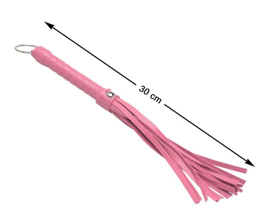 Latigo 30 Cm Cuero De Pvc  Rosa 76269