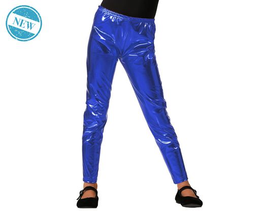Leggings Metalizado Azul Infantil 83774