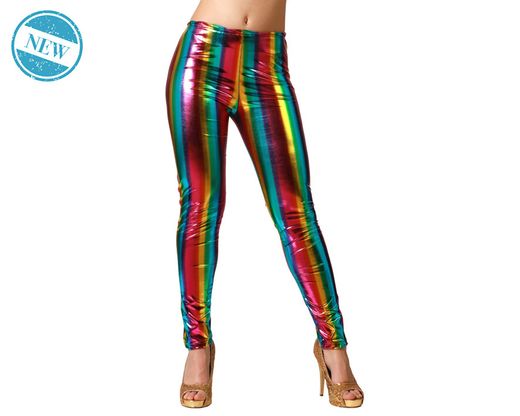 Leggings Metalizado Multicolor Adulto 83793