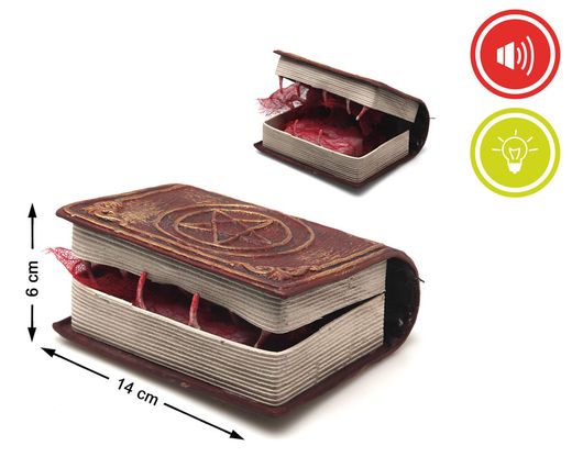 Libro Con Dientes 14X12X6 Cm Sonido / Movimiento