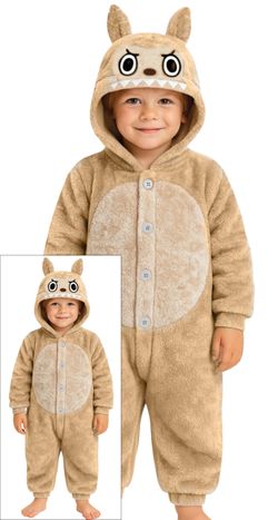 Lulu monster pyjama beige (La Bubu )