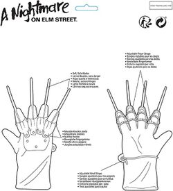 Mano de Freddy Krueger (licencia oficial )