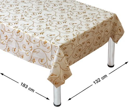Mantel 177X130Cm Navidad Blanco 80550