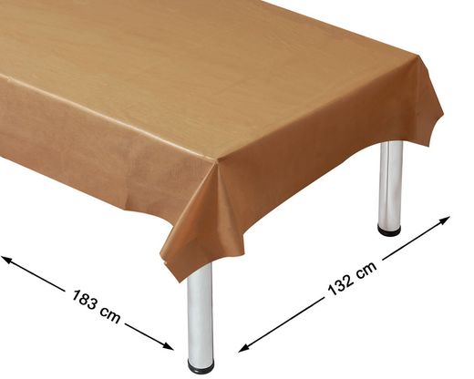 Mantel 177X130Cm Navidad Dorado 80551