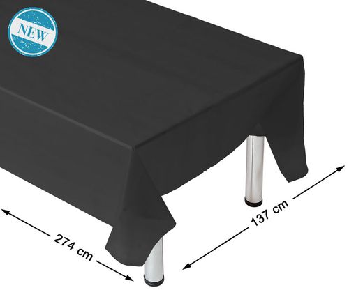 Mantel 274X137 Cm Negro 83926