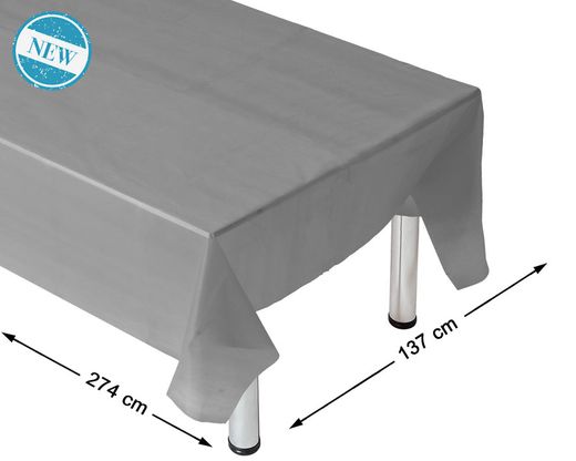 Mantel 274X137 Cm Plateado 83928