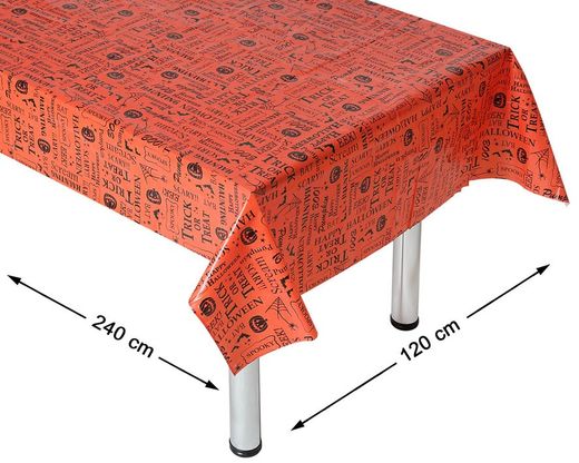 Mantel Halloween 240X120 Cm Naranja