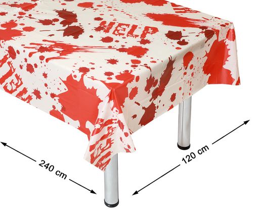 Mantel Halloween 240X120 Cm Sangriento