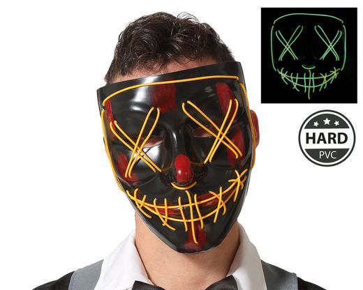 Mascara Asesino Luz Naranja Pvc 66606