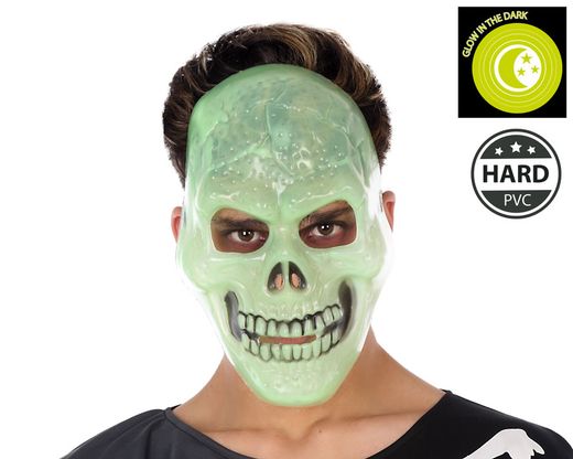Mascara Calavera Glow In The Dark Pvc 40483