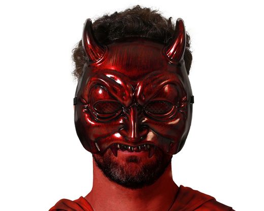 Mascara Demonio Rojo