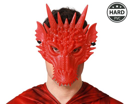 Mascara Dragon Rojo 79058