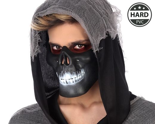 Mascara Halloween Pvc Negro 71672