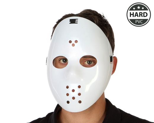 Mascara Hockey Pvc Blanco 40457