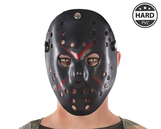 Mascara Hockey Pvc Negro 62767