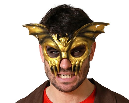 Mascara Murcielago Dorado