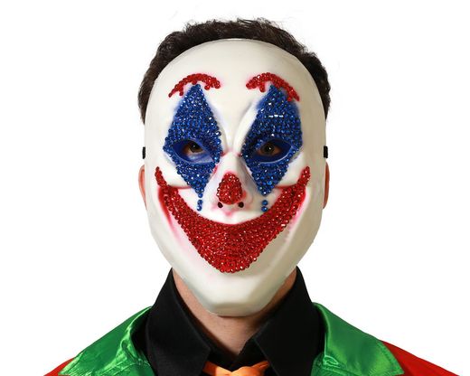 Mascara Payaso Con Joyas
