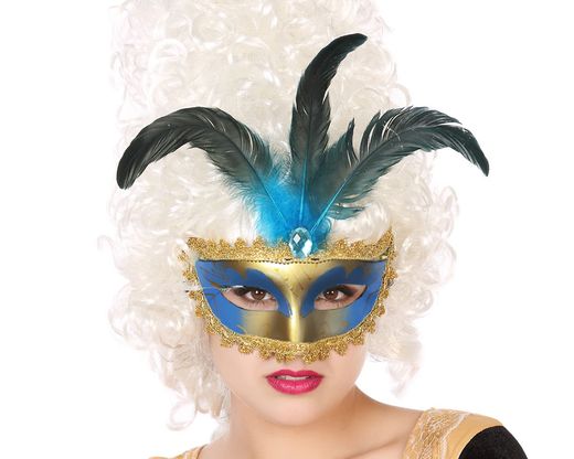 Mascara Veneciana Turquesa 71668
