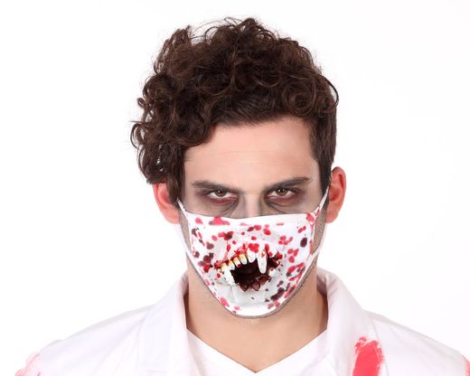 Mascarilla Halloween Dientes