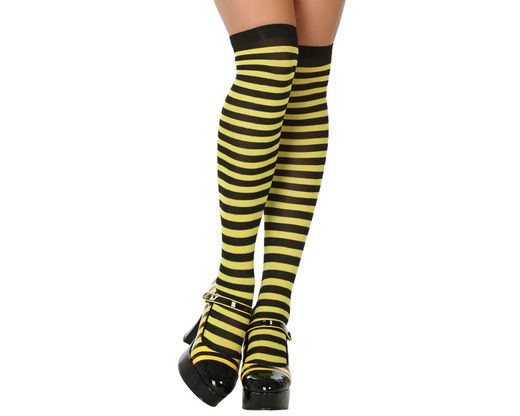 Medias Rayas Amarillo 33670