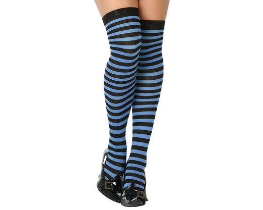 Medias Rayas Azul 58378