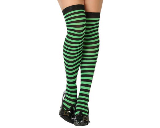 Medias Rayas Verde 58377