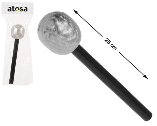Microfono Plateado 62672